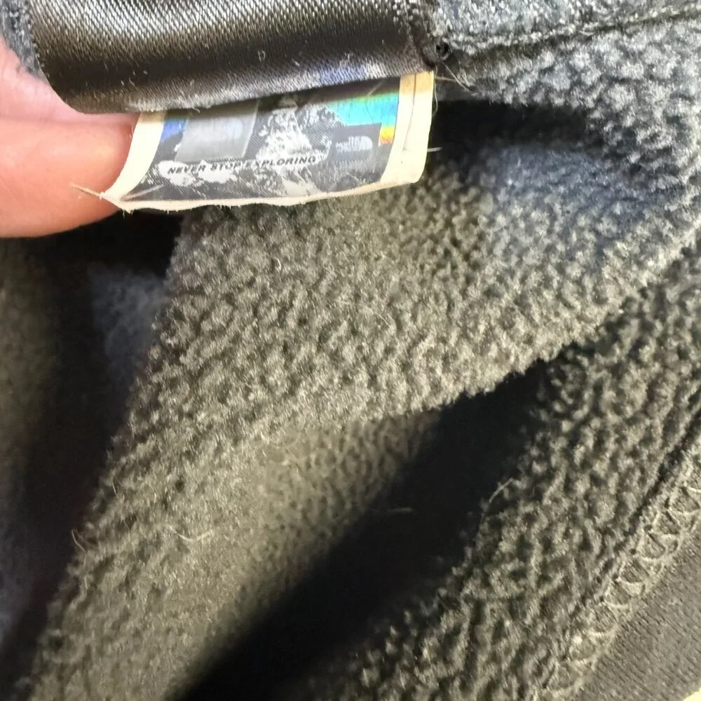The North‎ Face Men’s Full Zip Fleece Jacket M Gray Soft Warm EUC